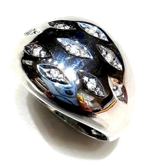 Ring Giorgio Visconti Woman Cult in White Gold Diamante 0.07 Ct AB042 X - AB042 X